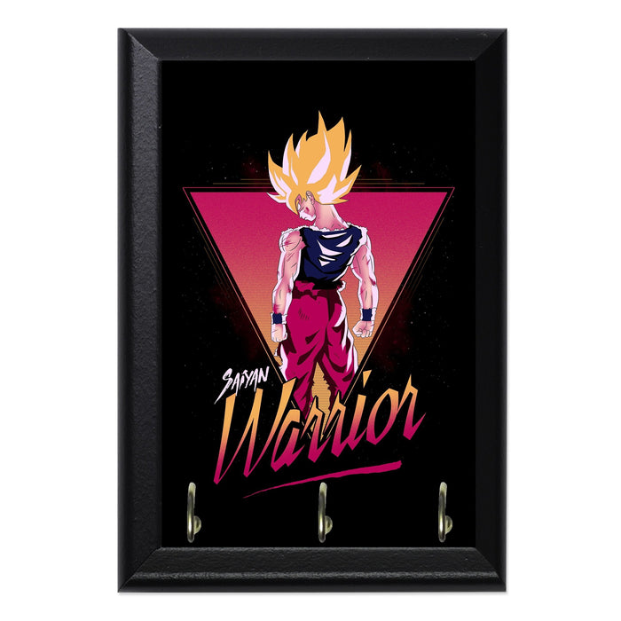 Retro Warrior Key Hanging Plaque - 8 x 6 / Yes