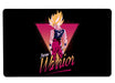 Retro Warrior Large Mouse Pad