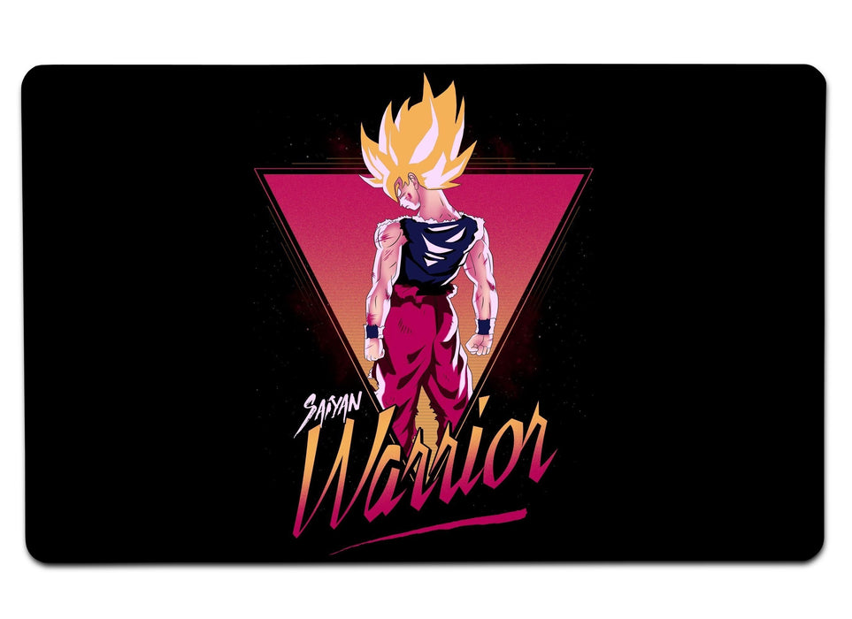 Retro Warrior Large Mouse Pad