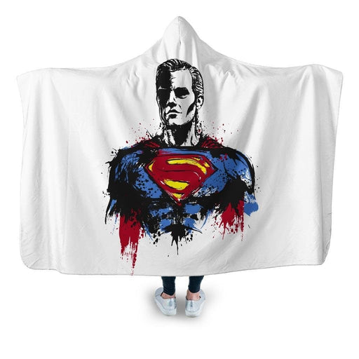 Return Of Kryptonian Hooded Blanket - Adult / Premium Sherpa