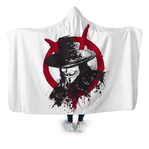 Revolution Is Coming Hooded Blanket - Adult / Premium Sherpa