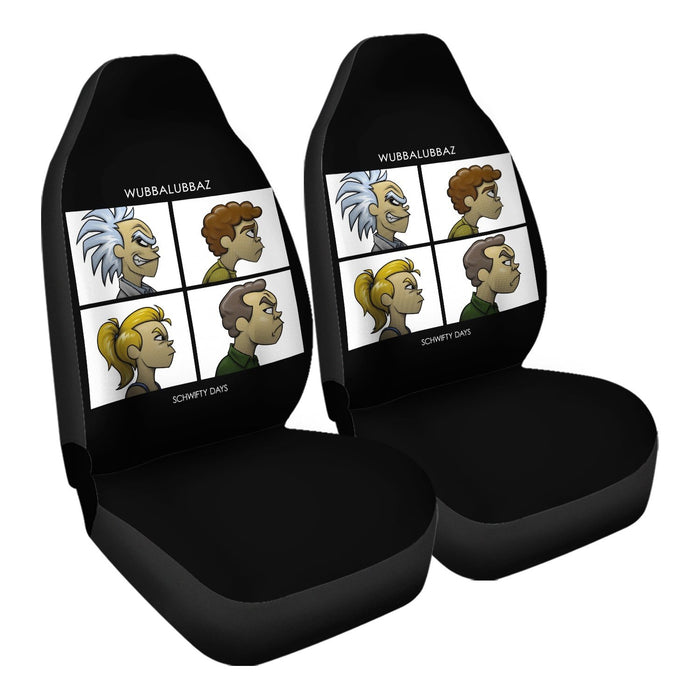 Rick And Morty Gorillaz Car Seat Covers - One size