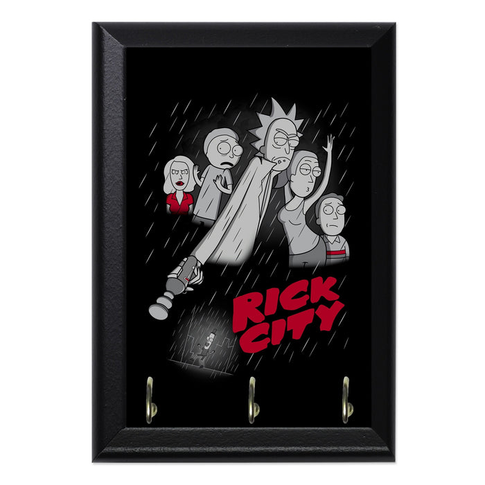 Rick City Key Hanging Plaque - 8 x 6 / Yes
