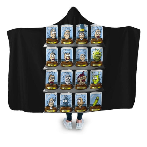 Rick O Rama Hooded Blanket - Adult / Premium Sherpa
