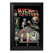 Rick To The Future Wall Plaque Key Holder - 8 x 6 / Yes