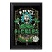 Ricks Pickles Wall Plaque Key Holder - 8 x 6 / Yes