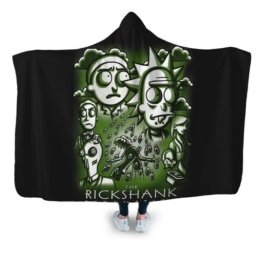 Rickshank Redemptio Hooded Blanket - Adult / Premium Sherpa