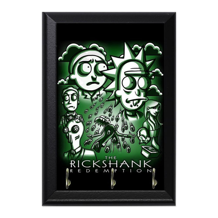 Rickshank Redemption Decorative Wall Plaque Key Holder Hanger - 8 x 6 / Yes
