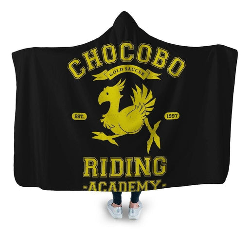 Riding Academy Hooded Blanket - Adult / Premium Sherpa