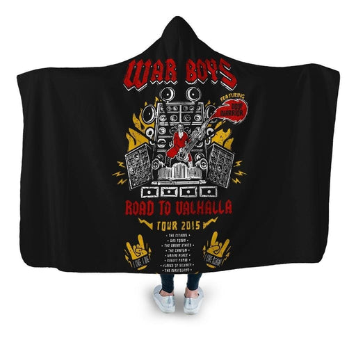 Road to Valhalla Tour Hooded Blanket - Adult / Premium Sherpa