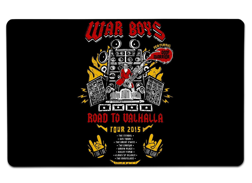 Road to Valhalla Tour Large Mouse Pad