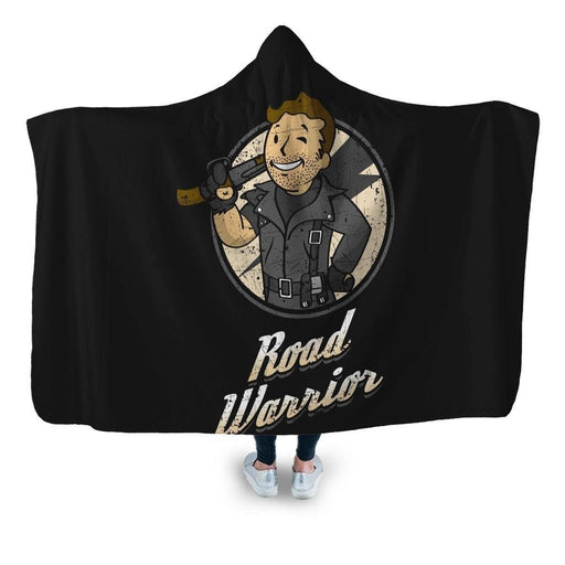 Road Warrior Hooded Blanket - Adult / Premium Sherpa