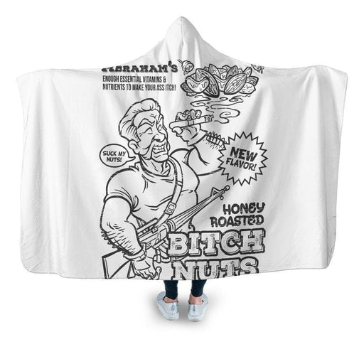 Roasted Bitch Nuts Hooded Blanket - Adult / Premium Sherpa