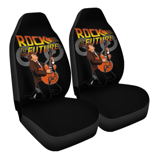 rock to the future Car Seat Covers - One size