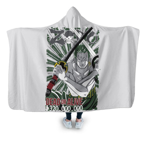 Roronoa Zoro 5 Hooded Blanket - Adult / Premium Sherpa