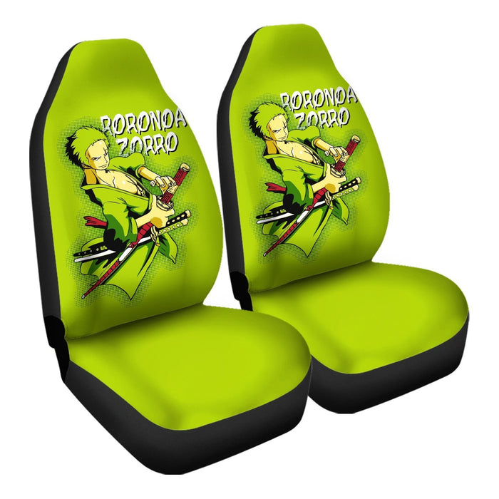 Roronoa Zoro Car Seat Covers - One size