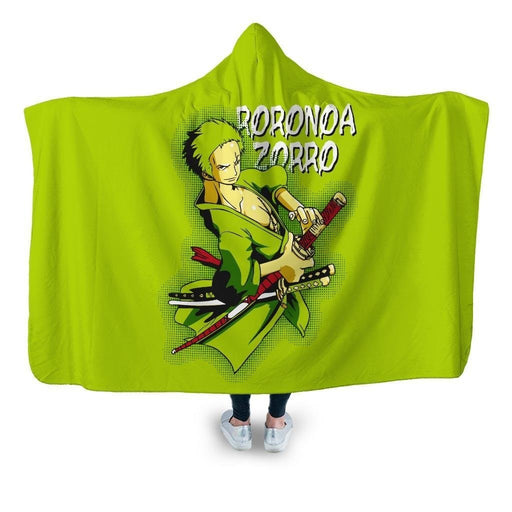 Roronoa Zoro Hooded Blanket - Adult / Premium Sherpa
