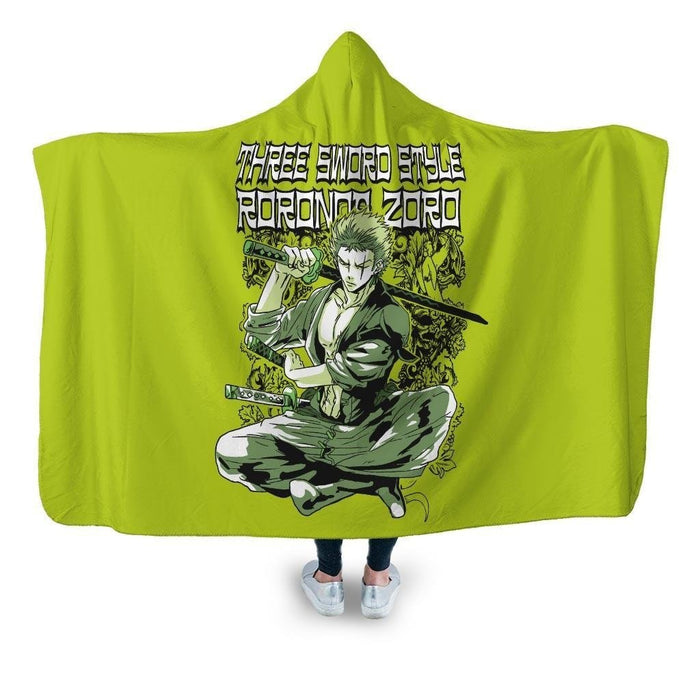 Roronoa Zoro Ii Hooded Blanket - Adult / Premium Sherpa