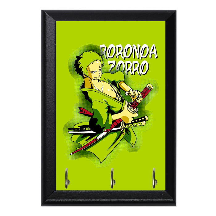 Roronoa Zoro Key Hanging Plaque - 8 x 6 / Yes