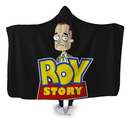 Roy Story Hooded Blanket - Adult / Premium Sherpa