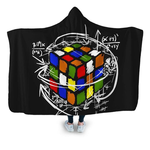 Rubikcube Hooded Blanket - Adult / Premium Sherpa
