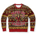 Rudolph the Red Nosed Gaindeer All Over Print Sweater - XS