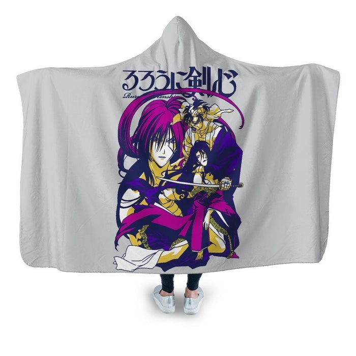 Rurouni Kenshin Hooded Blanket - Adult / Premium Sherpa