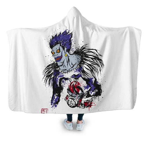 Ryuk Black Tee Hooded Blanket - Adult / Premium Sherpa