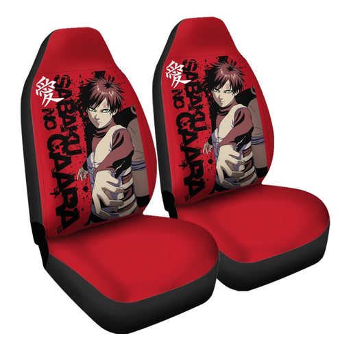 Sabaku No Gaara Car Seat Covers - One size
