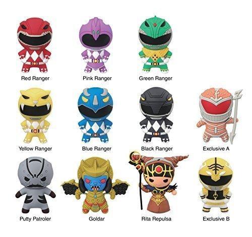 SABAN Power Rangers Blind Bag Collectible Key Rings Multicolor Small ...