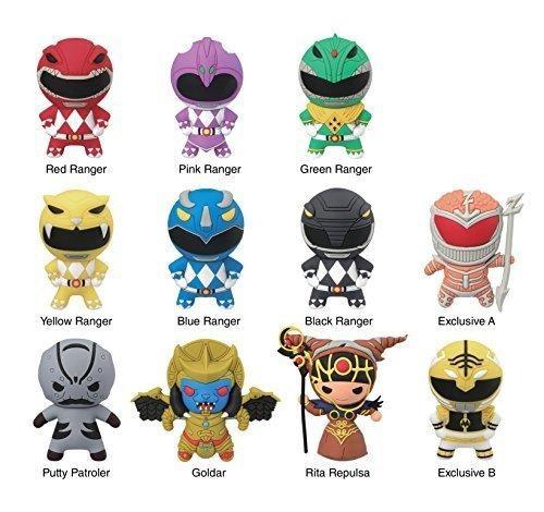 SABAN Power Rangers Blind Bag Collectible Key Rings Multicolor Small