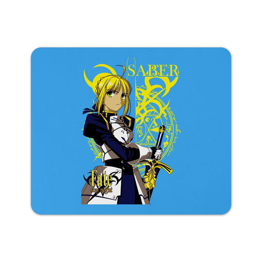Saber Anime Mouse Pad