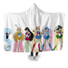 Sailor Spice Girls 2 Hooded Blanket - Adult / Premium Sherpa