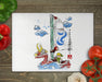 Sailor With The Wind Watercolor Cutting Board