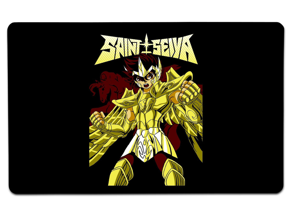 Saint Seiya Gold Armor Large Mouse Pad