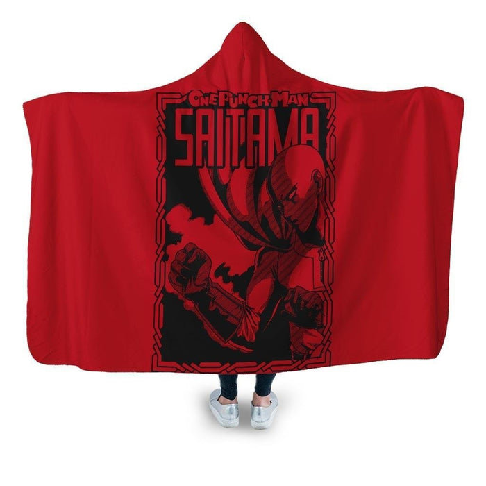 Saitama Hooded Blanket - Adult / Premium Sherpa