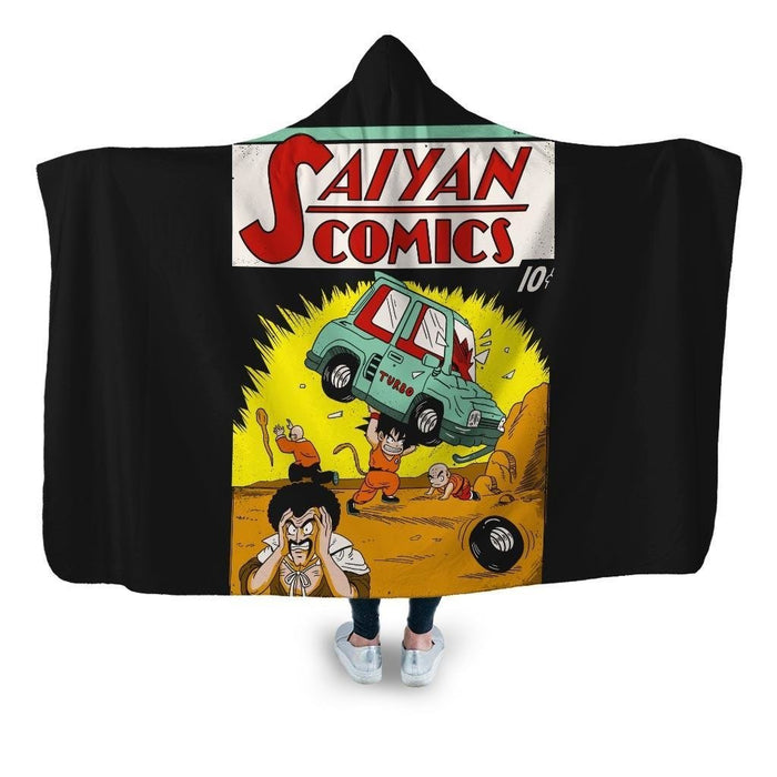 Saiyan Comics # 1 Hooded Blanket - Adult / Premium Sherpa