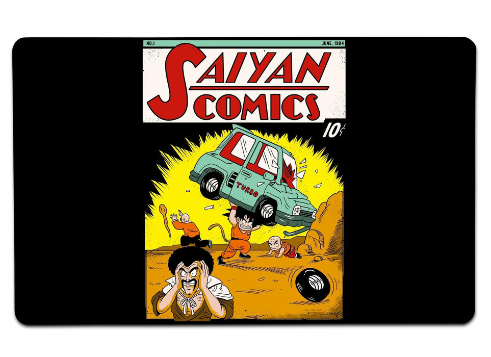 Saiyan Comics # 1 Large Mouse Pad