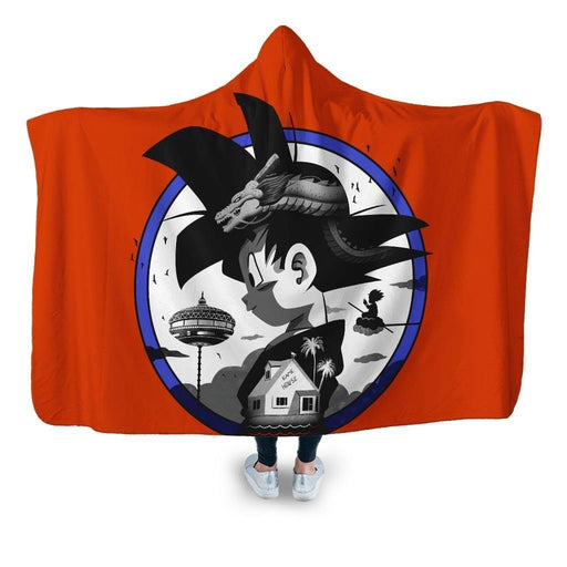 Saiyan Quest Hooded Blanket - Adult / Premium Sherpa