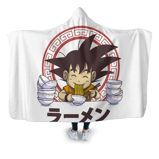 Saiyan Ramen Hooded Blanket - Adult / Premium Sherpa