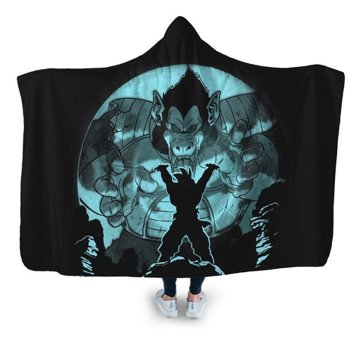 Saiyan Sized Secret Hooded Blanket - Adult / Premium Sherpa