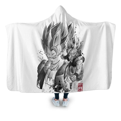Saiyans Fusion Hooded Blanket - Adult / Premium Sherpa