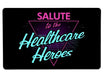 Salute To The Healthcare Her Large Mouse Pad