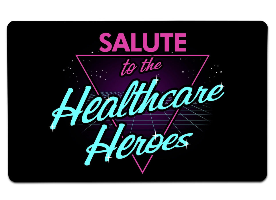 Salute To The Healthcare Her Large Mouse Pad