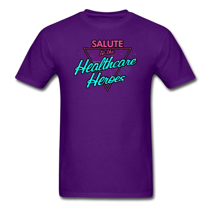 Salute to the Healthcare Heroes Unisex Classic T-Shirt - purple / S