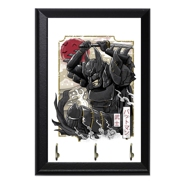 Samurai Batman Wall Plaque Key Holder - 8 x 6 / Yes