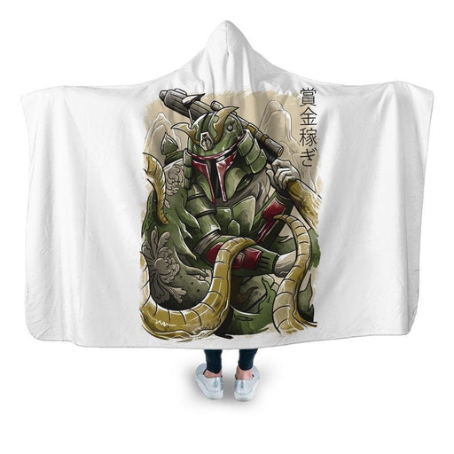 Samurai Hunter Hooded Blanket - Adult / Premium Sherpa