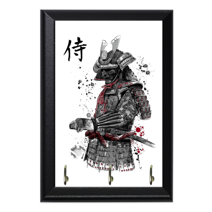 Samurai Sumi E Key Hanging Plaque - 8 x 6 / Yes