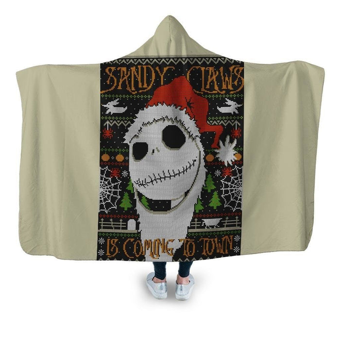 Sandy Claws Hooded Blanket - Adult / Premium Sherpa
