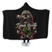 Santa Skull Hooded Blanket - Adult / Premium Sherpa